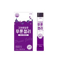 장운동 공복섭취 프로바이오틱스 푸룬농축액 혼합유산균 그대로 담은 푸룬젤리, 20g, 10포
