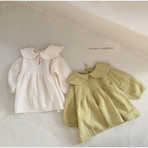 미미상회 크림원피스 베베 베이비원피스 아기봄옷코디 나들이룩