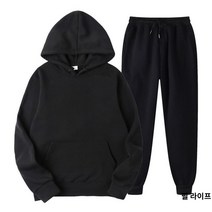 츄리닝 상하의 세트 후드티 남여공용 봄가을 캐주얼 홈웨어 조깅 러닝 등산 마실