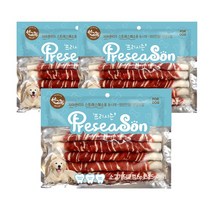 프리시즌 딩고껌 24cm 대형견 5p 덴탈껌, 소고기 x 3개