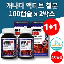 성장기 어린이 청소년 남자 아이 수유부 임신 임산부 철분제 코스트코 약국 100캡슐 2박스 대용량