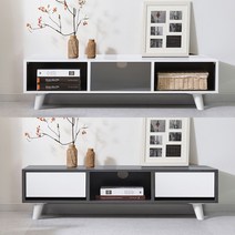 번즈 1000 미니 낮은 티비장 안방 TV장 원룸 모던 티비다이 시리즈, 1000 LPM 3서랍 1단, 화이트