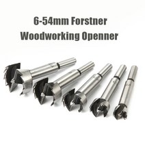 1pcs 6mm-54mm 다중 치아 forstner 목공 도구 구멍 톱 힌지 보링 드릴 비트 라운드 생크 고 탄소강 커터 345, 50mm