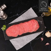 [데일리이츠] 미국산 소고기 납작 홍두깨살 육전용 200g 4팩, 없음