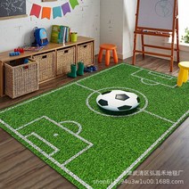 이색적인 카페트 러그 특이한 스포츠 극세사 청소년방
