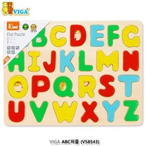 알파벳퍼즐 원목 ABC퍼즐 블럭완구 도형끼우기퍼즐 블록장난감 창의력장난감 촉각발달완구 블록놀이 3세감
