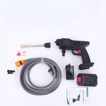 무선고압세차기 휴대용 충전 고압 세척기 70bar 1500w car wash washer gun 50000mah foam generator water gun 스프레이 클리너, 한 번 충전