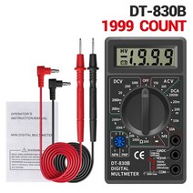 handheld dt830b digital multimeter acdc lcd mini voltmeter ammeter ohm tester 7501000v high safety h, 디지털 측정기