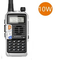 무전기 워키토키 새로운 baofeng uv-s9 plus 10w 높은 강력한 워키 토키 cb 라디오 트랜시버 50km 장거리 휴대용 사냥 업그레이드 uv-5r, 협력사, 10w 은색