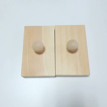 맥키MACKi 샌드블럭 대 고급우드 2개(1세트) 효과음악기