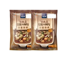cj 별미 삼호 가쓰오모둠어묵탕413gX 2개 식사대용 간식 체중조절 김밥 도시락 소풍 술안주 2개, 1set