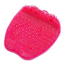 발 전용 세정 브러쉬 풋 샴푸 각질제거 지압 마사지 세족 매트, 1개, 핑크