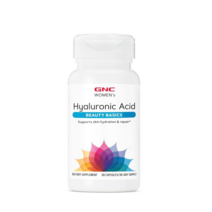 GNC 우먼스 히알루론산 뷰티 베이직 캡슐 글루텐 프리 무설탕, 30개입, 1개