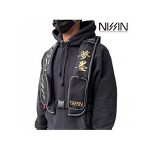 니신 NSV-03 자동팽창식구명복 블랙 선상구명복 낚시조끼 사은품