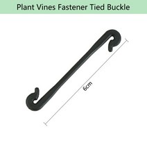 수박거치대 멜론 고정 지지대 정원 6cm 플라스틱 식물 줄기 등반 지원 클립 포도 나무, n-100 개