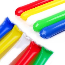 막대풍선[2개1세트]/체육대회 축제 운동회 응원, 팡팡 막대풍선[노랑]