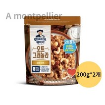 롯데제과 퀘이커 오트 그래놀라 시리얼 골든넛츠, 400g, 5개