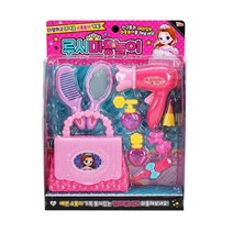 어린이 미용놀이 빗거울 핸드백 소품장난감 화장대 아기 토이 연예인 유행 7살