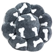 길고양이겨울집 길냥이겨울집 야외개집 개집 둥지 애완 동물 바구니 재미 있는 집 고양이 개 침대 매트 둥근 잠자는 귀여운 따뜻한, [04] XL70cm Up To 13KG, [04] Grey bones