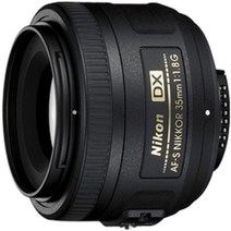 니콘 DSLR 카메라용 자동 초점이 있는 AF-S DX NIKKOR 35mm f/1.8G 렌즈 2183 블랙, W/ B+W 58mm 클리어 UV 헤이즈