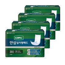 유한킴벌리 디펜드 남녀공용 안심 일자형 성인패드 30매입 4개 성인기저귀