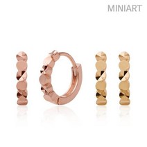 [미니아트] 모르디나 14K Gold-pin 귀걸이 원터치링 2종 택1