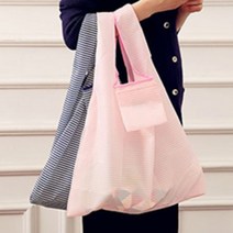 쇼핑백 타포린백 휴대용 제작 리유저블백 시장 이마트장바구니 도시락 쇼핑비닐봉투, 디자인, 블루 도트