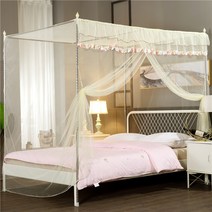 구매대행 플로어 스탠드 더블 모기장 1.5m 공주 바람 1.8m 침대 가정 학생041501j, 09. 주황색