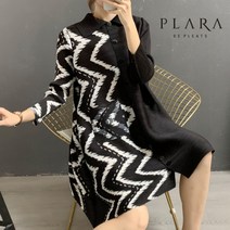 플라라 플라라 (88까지)웨이브나염플리츠원피스_PK2SOP051C