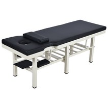마사지 침대 접이식 한의원 마사지샵 도수치료 물리치료, 직선 보드 육각 다리 190 x 60 x 65