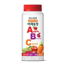 파스퇴르 100%유기농 야채농장 ABC주스190ml, 9개