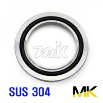 명인코리아 MK 진공 KF 센터링 SUS304 + 오링 VITON + Outer링 SUS304 세트 NW63~NW250 (18813), 1개