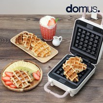 도무스 브뤼셀 와플 메이커 크로플 샌드위치 파니니팬, 블랙