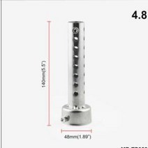 오토바이마후라 86140mm 오토바이 배기 머플러 DB 킬러 소음기 야마하 XMAX125 XMAX250 XMAX 400 X300 VMAX 1700 VMAX1, B-140x48mm