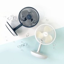 [아이리버] 저소음 무선 탁상용 회전 선풍기 TF-4000A, 단품