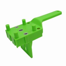 도웰링지그 도웰 지그 로케이터 드릴가이드나무 도구 나무 doweling 지그 손 298, 초록