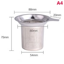 다기 세트 1조각 스테인레스 스틸 차 여과기 메쉬 주입기 바구니 느슨한 잎 Infusers 머그잔 찻 주전자 Tea, 04 4