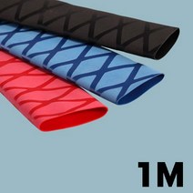 낚시대 손잡이 미끄럼방지 수축고무 큐그립 손잡이 논슬립 20-35파이 다양한 규격 모듬, 1m, 28, 블랙, 1개