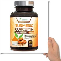 네이쳐스뉴트리션 터메릭 커큐민 바이오페린 120캡슐 40일분