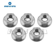 너트 수공구 Wanyifa M8 x 1.25mm 피치 DIN6923 티타늄 Ti, 은
