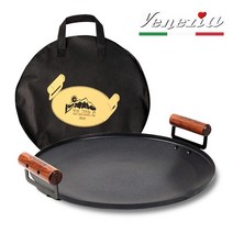 무쇠 인덕션 그리들팬 38cm 캠핑 삼겹살 불판 전골팬 구이팬, 단품