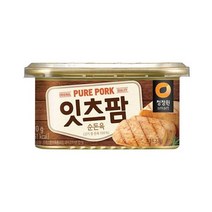 청정원 맛있는밑반찬 잇츠팜 통조림 햄 순돈육 추천 190g 자취 캠핑음식 간단한요리 간편식, 50개