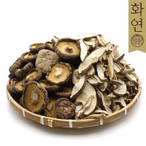 건표고버섯 슬라이스 홀 원형 500g 1Kg 업소용 벌크 대용량 [화연], 홀 4~5cm 1Kg