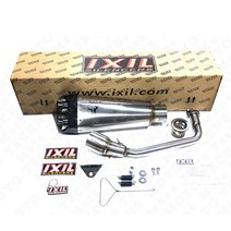야마하 XMAX300 익실 머플러 실버 M9 엑스맥스300 IXIL 풀시스템 머플러, 머플러 M9 + 도면 + 촉매
