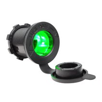 차량용충전포트 볼트메타 집어등 파워뱅크 DIY 자동차 차량 시거소켓, QC3.0 USB충전포트, 블루