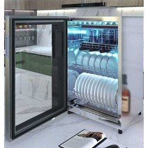 자외선살균 가정용 식기 칼 도마 가위 uv 멸풍 건조, 128L(드레인프리) 높이 78cm 4겹