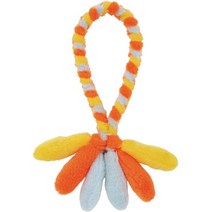 일본직발송 4. 페티오(Petio) 강아지 장난감 끌기 왕왕 로프 오렌지 B0043AWZBU, One Color