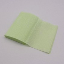 꽃다발포장지 꽃자재 예븐 꽃 포장지 부자재 250x15cm 주름진 크레이프 종이 포장 공예 DIY 스트리머 스크랩북 접기 파티 장식 재료, Light Green