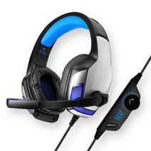 게이밍특화 고음질 LED라이트 컨트롤톡 헤드셋 G5300 g, g 블루