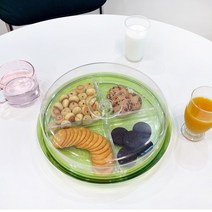 프리프리 원형 아크릴 돔트레이, 1개